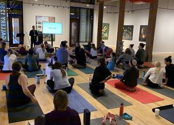 Yoga and fitness class venue